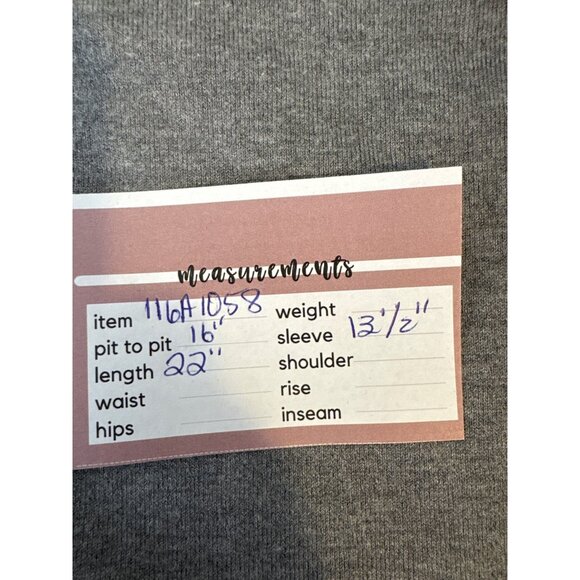 2/$30 ZARA Gray Small Turtleneck SweaterLightweight Soft Knit 3/4 Sleeve - Picture 11 of 12